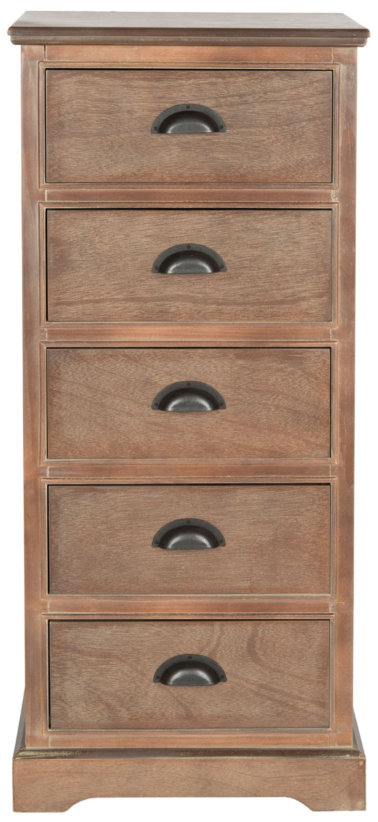 Amh5718b Storage Furniture By Safavieh Griffin 5 Drawer Chest Amh5718b Storage Furniture