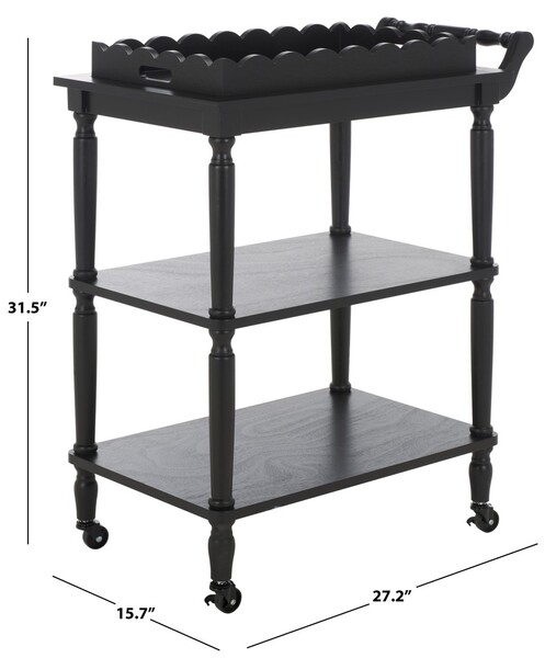 BCT5700B Bar Carts - Furniture by Safavieh