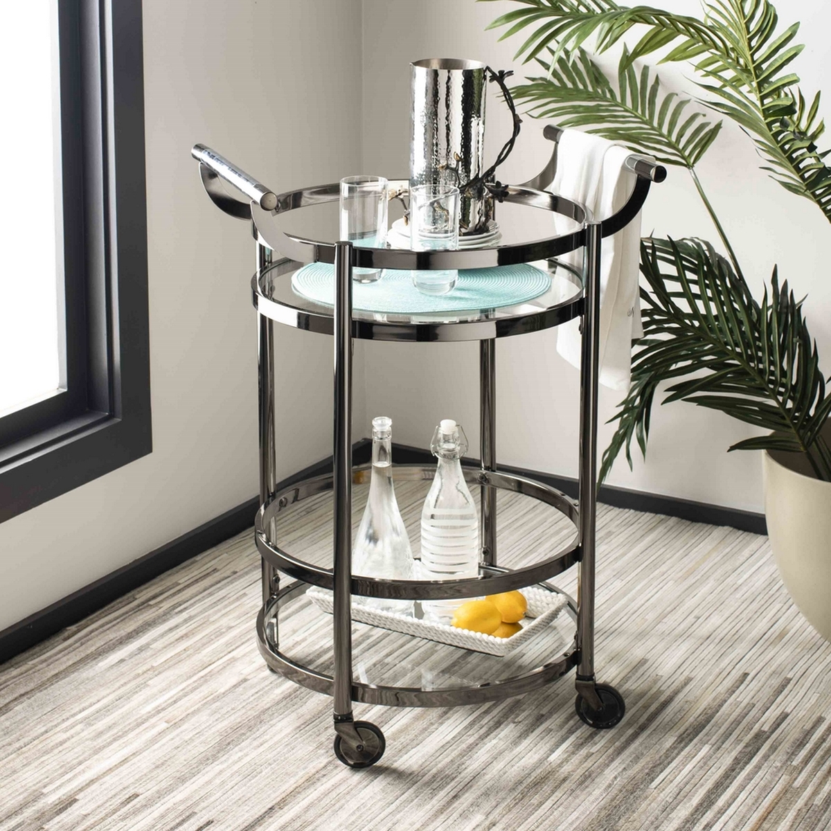 BCT8001A Bar Carts Furniture by Safavieh
