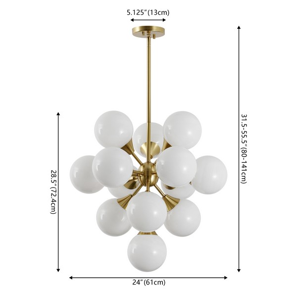 CHA4080A Chandeliers - Lighting by Safavieh