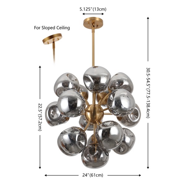 40%off【新品】Safavieh Hampton 2 Lightシャンデリア CHA4086A Chandeliers - Lighting by Safavieh