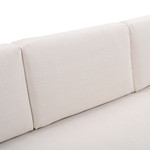 Santiago Eucalyptus Patio Sofa in Natural / Beige in a styled room
