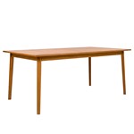 Mayaguana Teak Dining Table in Natural, detail view