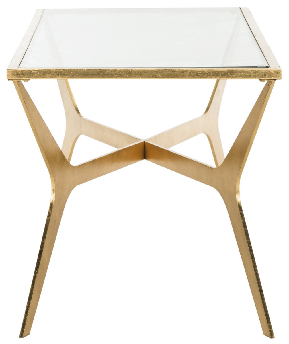 Fox2603a Coffee Tables Furniture By Safavieh Coffee Tables Color Gold Leaf Save Fox2603a Safavieh