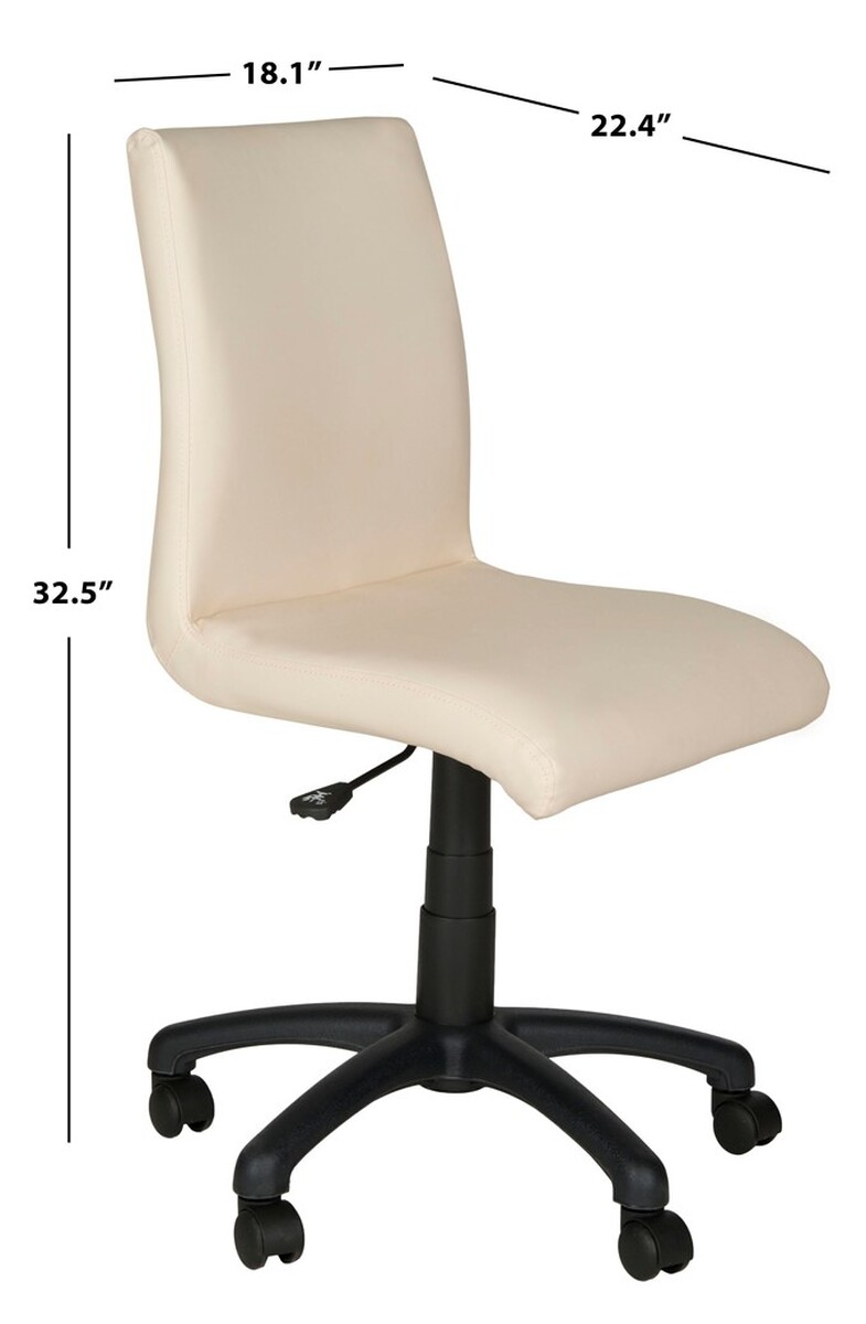 FOX8501D Desk Chairs Furniture by Safavieh