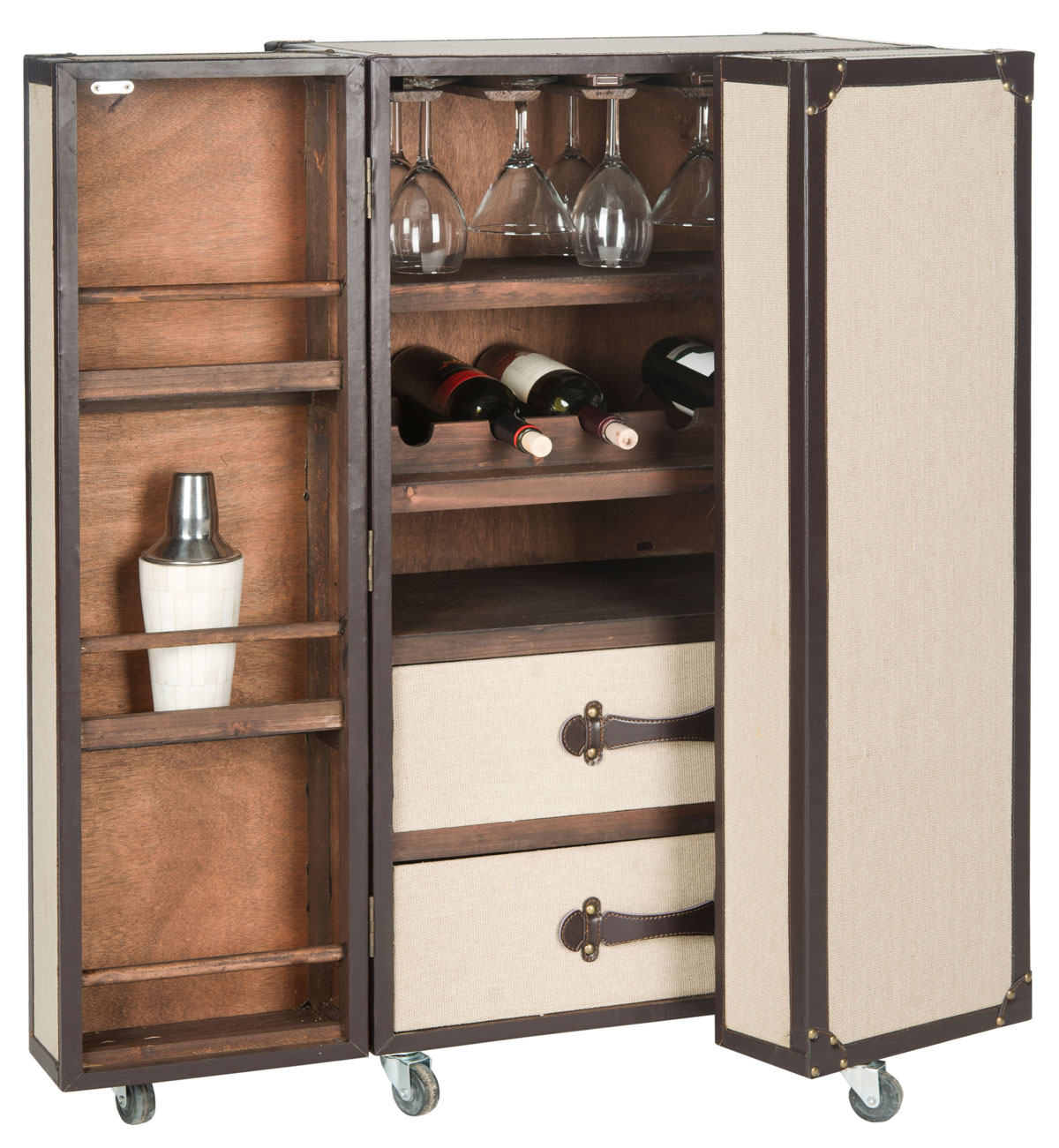 Fox9511a Bar Carts Furniture By Safavieh