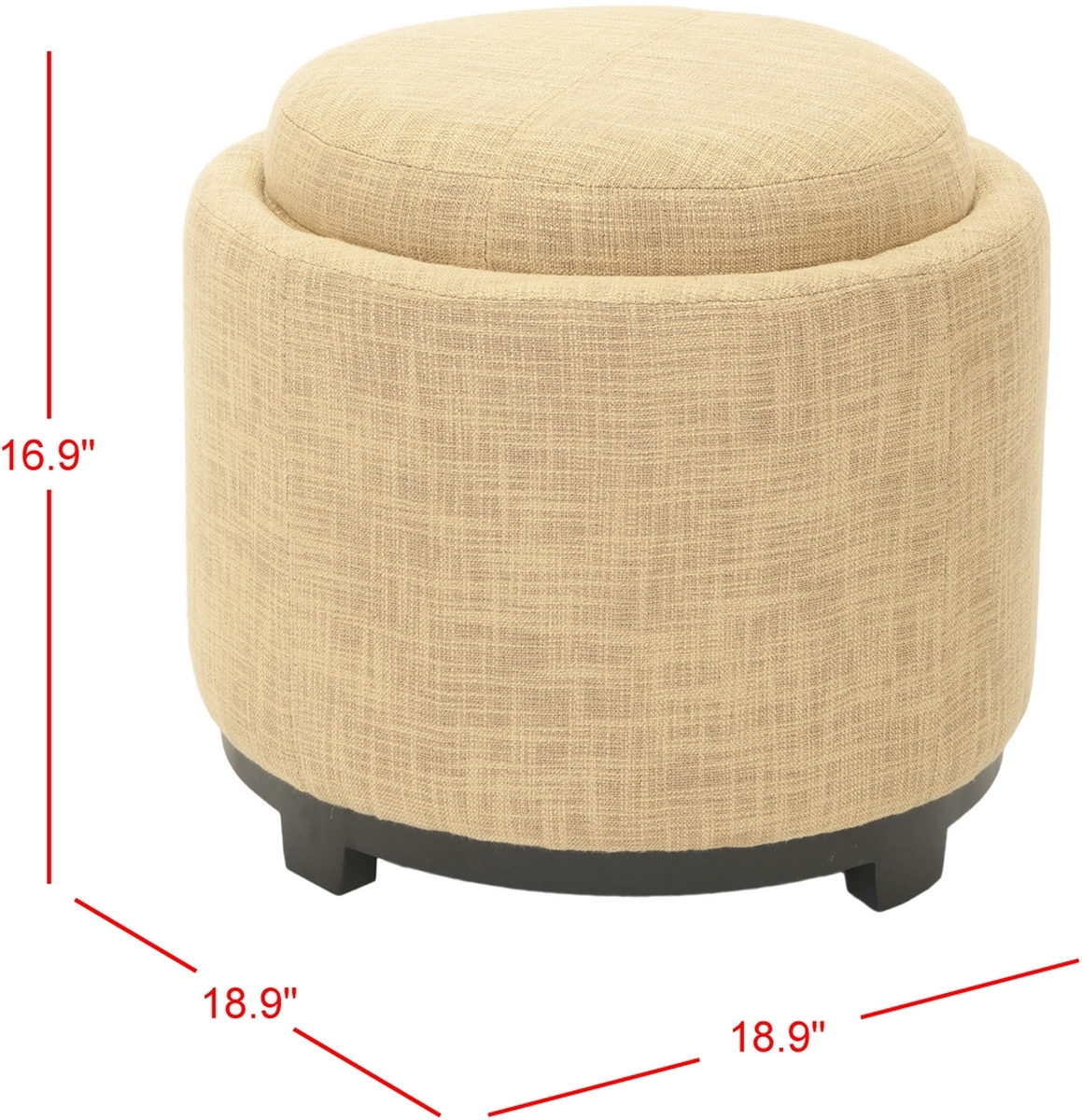 Hud8232e Ottomans Furniture By Safavieh