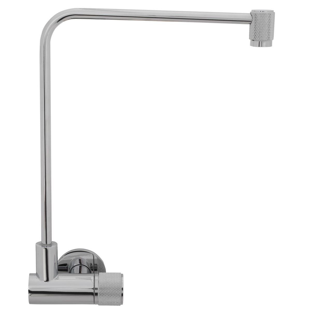 Chamber Cold Water Faucet in Chrome, detail view