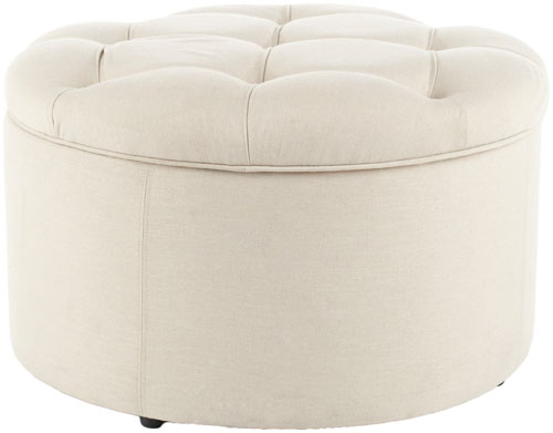 Mcr1005a Ottomans Furniture By Safavieh Mcr1005a Ottomans Furniture By Safavieh, Large Round Ottoman With Shoe Storage