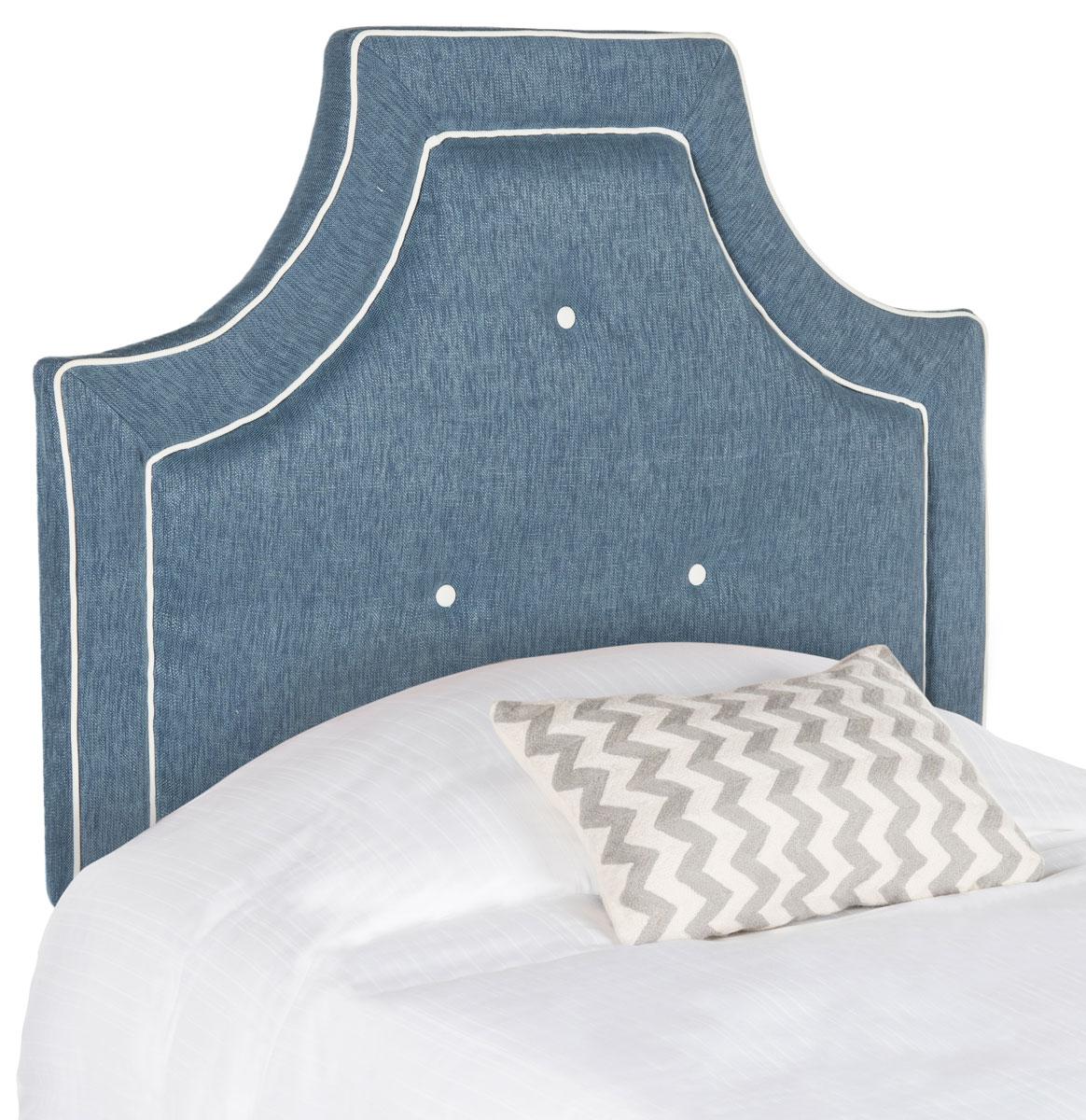 Blue Twin Headboard Upholstered Headboards Safavieh Blue Twin Headboard Upholstered Headboards Safavieh