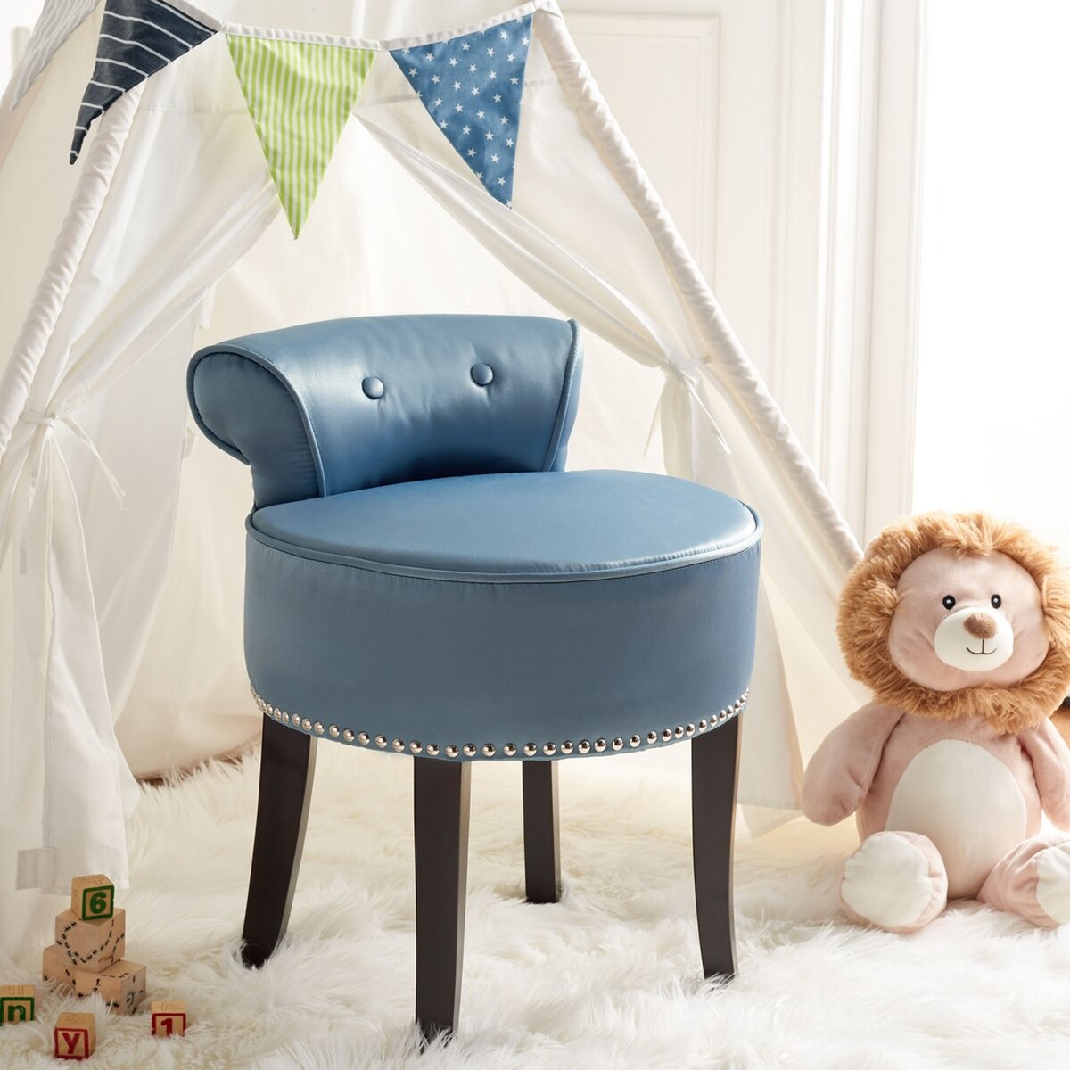 MCR4546S Vanity Stools - Furniture by Safavieh MCR4546S Vanity Stools - Furniture by Safavieh