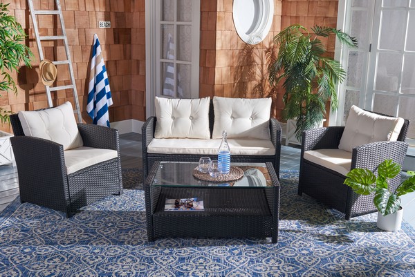 PAT7516A Patio Sets - 4 Piece - Furniture by Safavieh