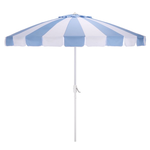 baby blue patio umbrella The The frame is finished with six layers of marine varnish that acts as a seal and protective agent to preserve the quality of the wood PAT8027U Umbrellas - Furniture by