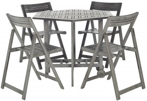 rattan round dining set