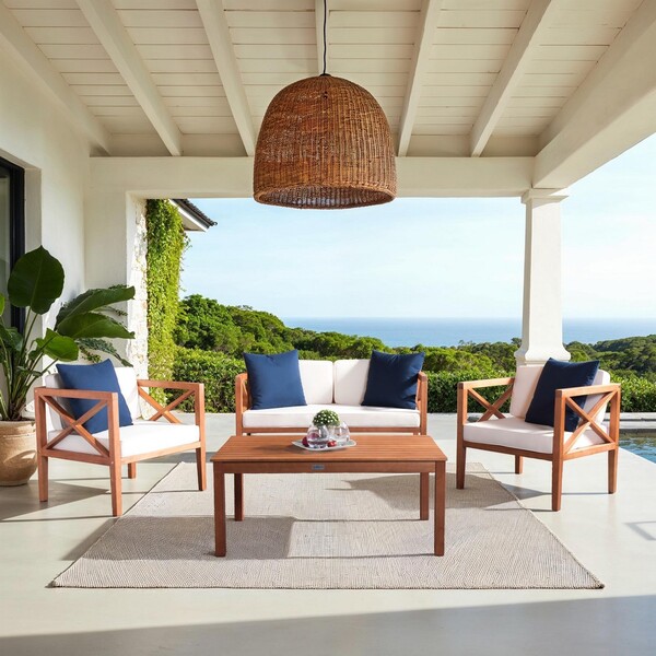 PAT7031A Patio Sets - 4 Piece - Furniture by Safavieh