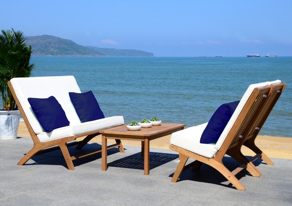 PAT7044A Patio Sets - 4 Piece - Furniture by Safavieh