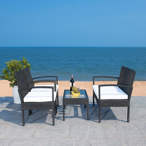 PAT7507A Patio Sets 4 Piece Furniture by Safavieh