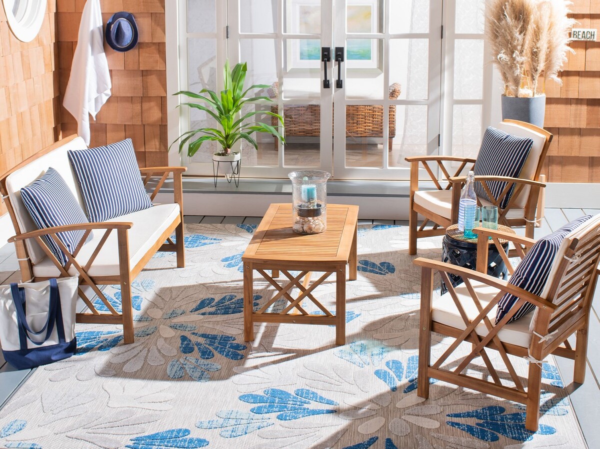 PAT7008F Patio Sets - 4 Piece - Furniture by Safavieh PAT7008F Patio Sets - 4 Piece - Furniture by Safavieh on Safavieh Fontana 4 Pc Outdoor Set id=86992