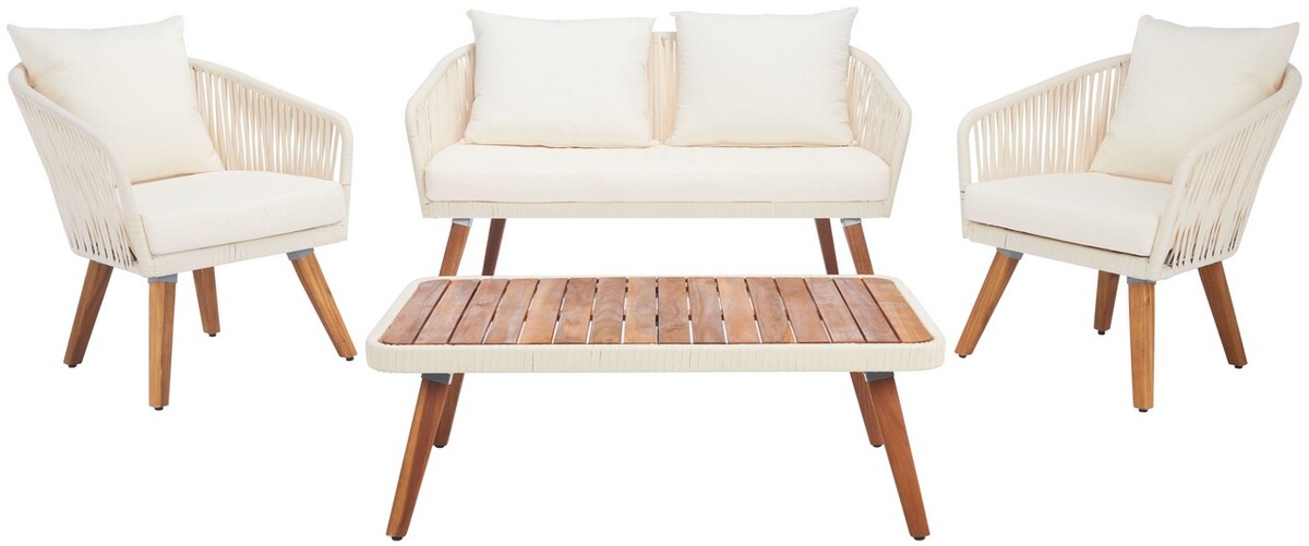 PAT7074D Patio Sets - 4 Piece - Furniture by Safavieh PAT7074D Patio Sets - 4 Piece - Furniture by Safavieh on Safavieh Ransin id=27523