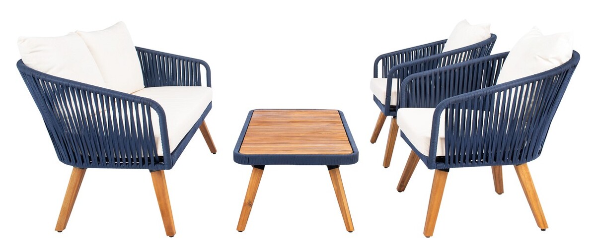 PAT7074E Patio Sets - 4 Piece - Furniture by Safavieh PAT7074E Patio Sets - 4 Piece - Furniture by Safavieh on Safavieh Ransin id=46003