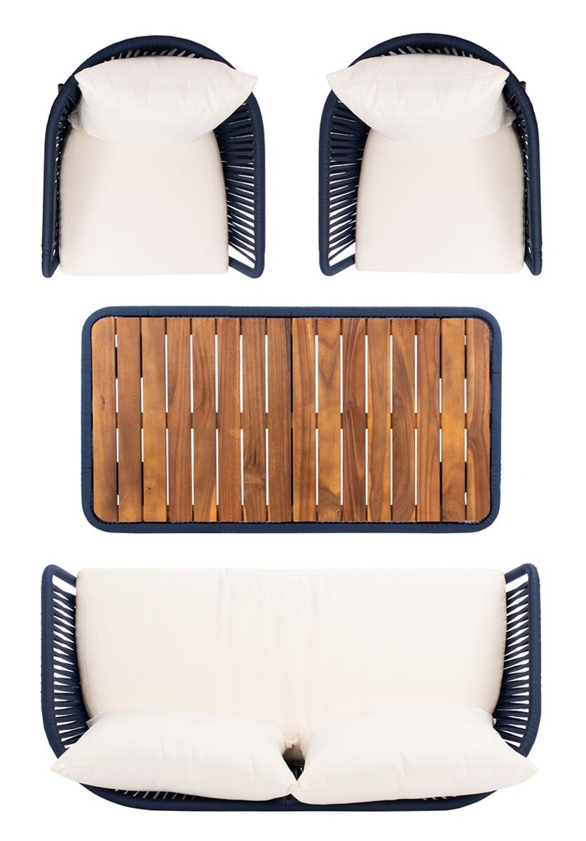 PAT7074E Patio Sets - 4 Piece - Furniture by Safavieh PAT7074E Patio Sets - 4 Piece - Furniture by Safavieh on Safavieh Ransin id=59712