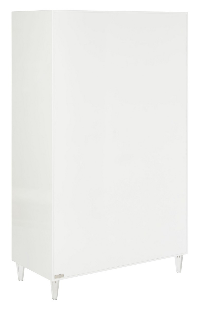 Safavieh Home Collection Arcelia Eglomise Cabinet White