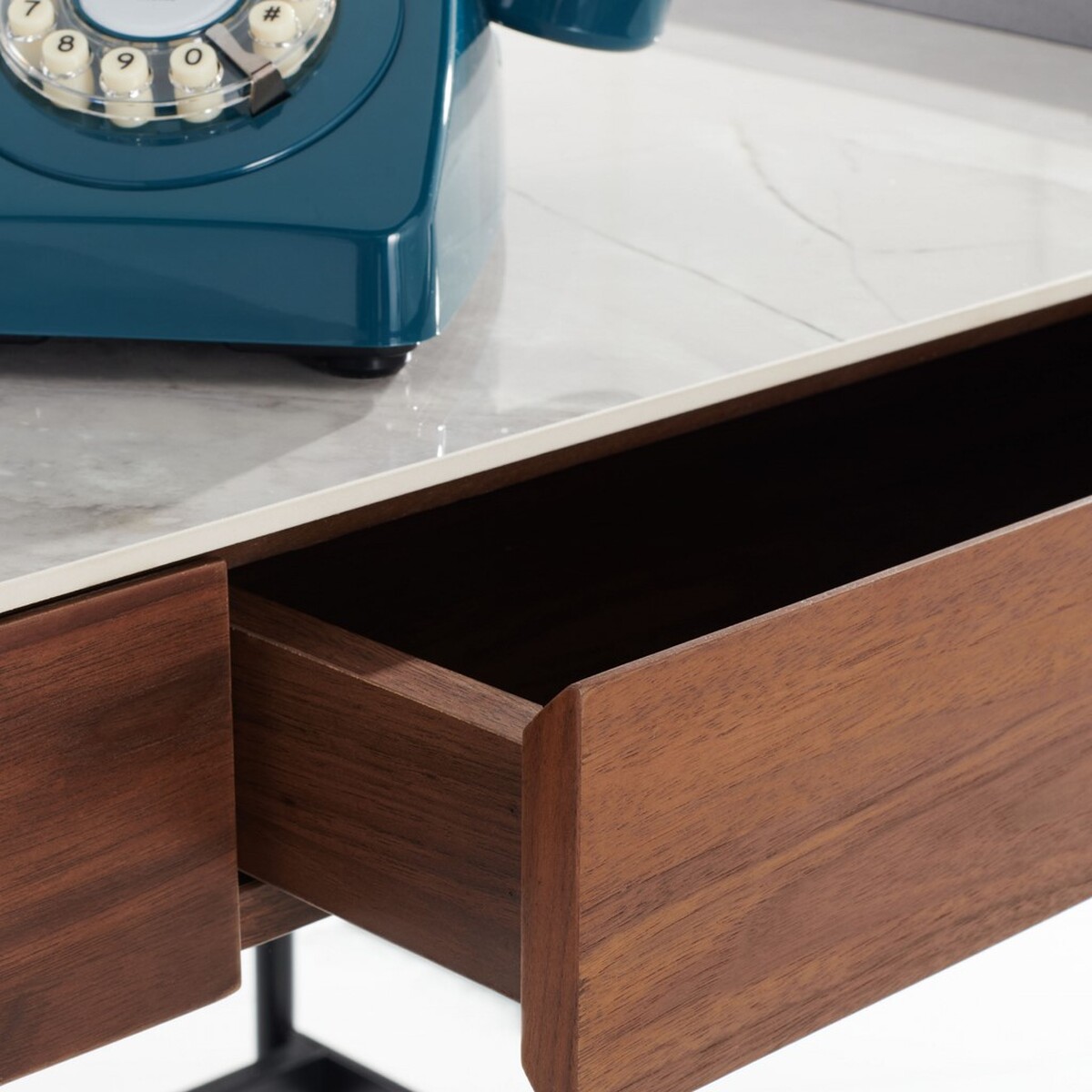 SAFAVIEH Couture Home Collection Teresa Walnut Brown/White Marble 2-Drawer Office Computer Writing Desk SFV8717A SAFAVIEH Couture Home Collection Teresa Walnut Brown/White Marble 2-Drawer Office Computer Writing Desk SFV8717A