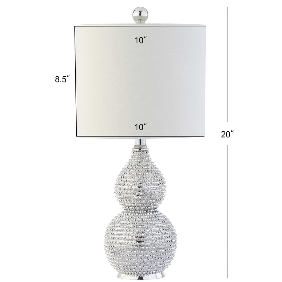Tbl4042a Table Lamps Lighting By Safavieh 60 W E12 Bulb Type Not Included Line Switch Indoor Setting Made From Gl Embly Required Adjule Chain And Wire Length 30 In Fixture