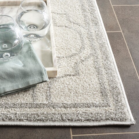 Ivory & Grey Indoor Outdoor Rug | Amherst by Safavieh