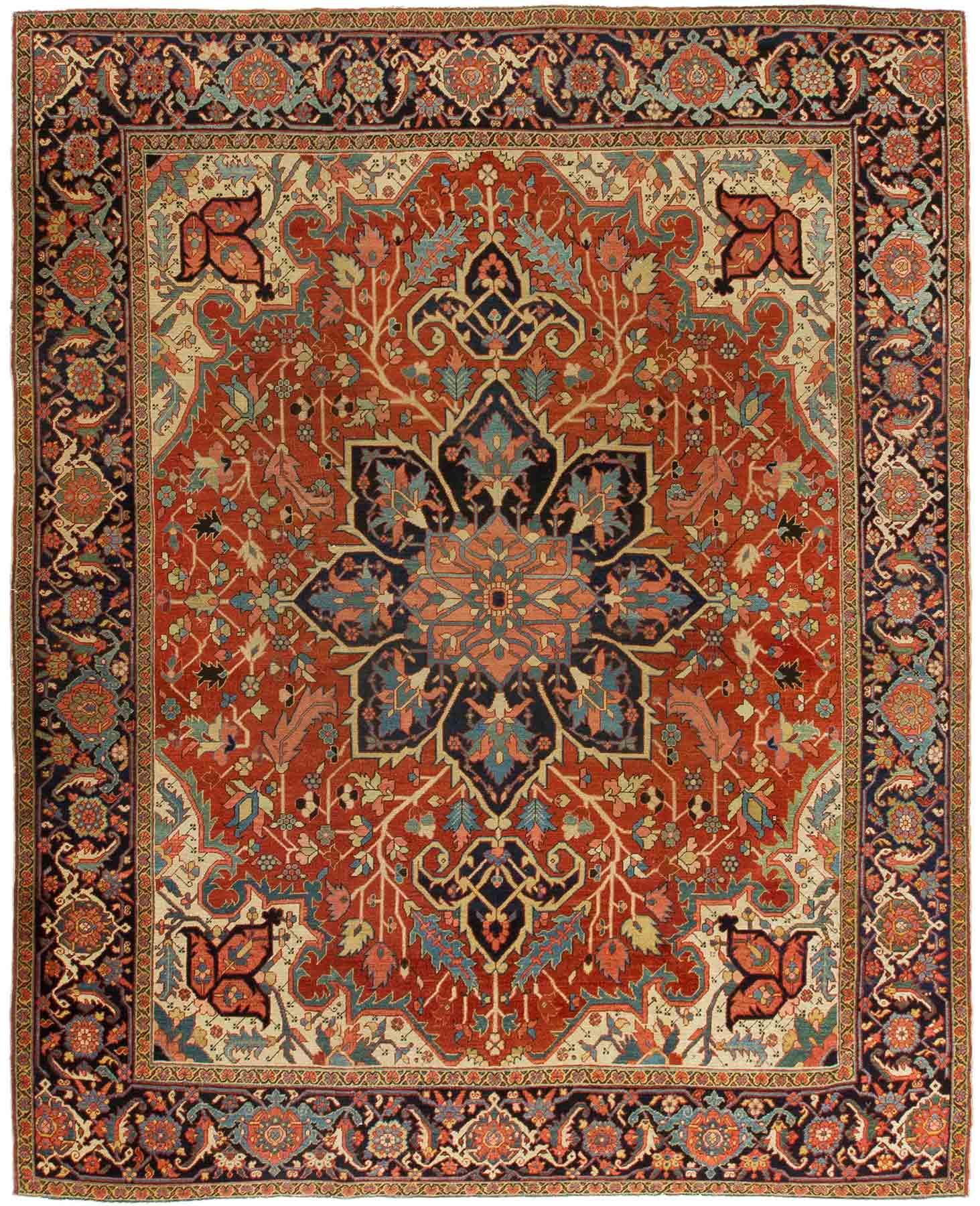 Rug ANT124402 Serapi Antique Area Rugs by Safavieh