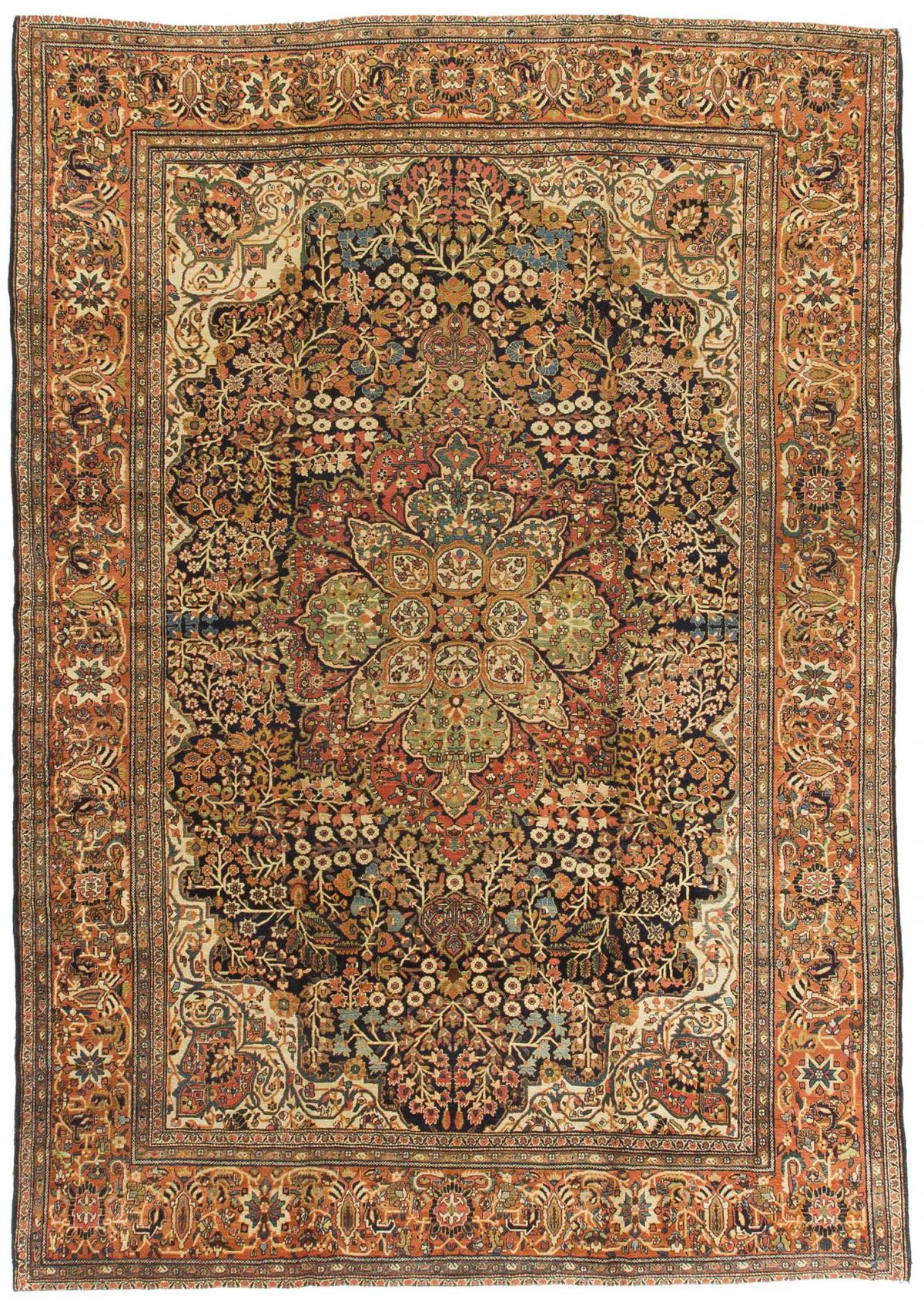 Rug Ant174053 Farahan Sarouk Antique Area Rugs By Safavieh
