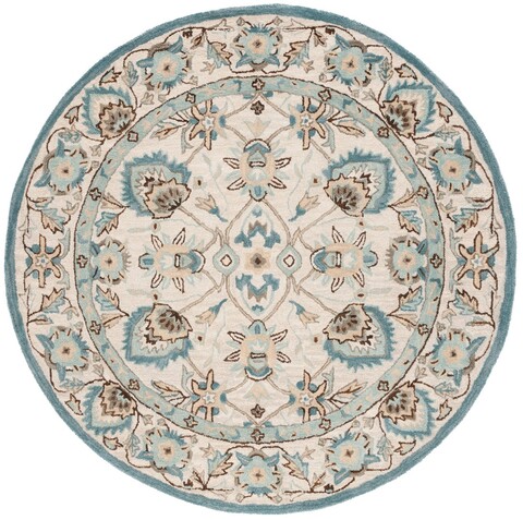 アンティークブーケ ミディアムJSK 青 Rug AT65J - Antiquity Area Rugs by Safavieh