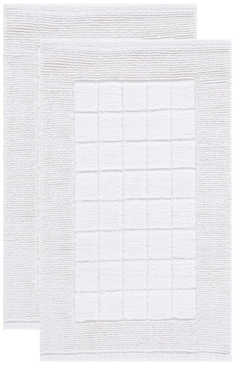 Rug PMB903F - BENNETT BOARDER GRID - Bath Mats Area Rugs by Safavieh