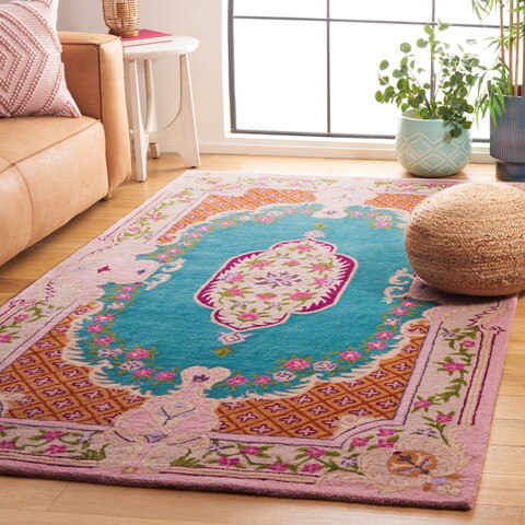 Kaya様✴︎ラブラドライト.ピーチムーン.ブルーライラックカービング＊チャーム Rug BLG535M - Bedroom, Bellagio, Dining Room, Home Office, Living