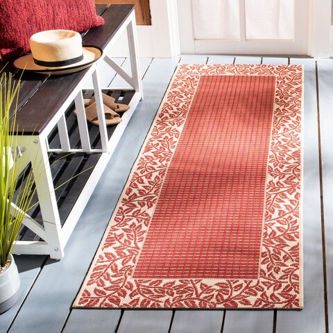 Red Porch Rug | Indoor-Outdoor Area Rugs - Safavieh.com