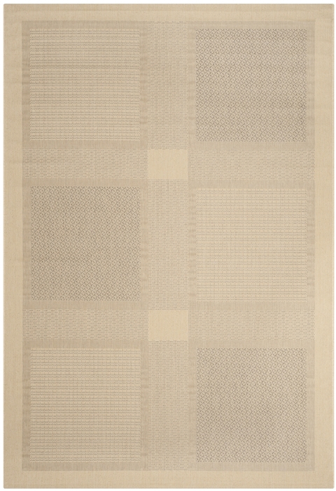 Brown Block Pattern Indoor-Outdoor Area Rug - Safavieh