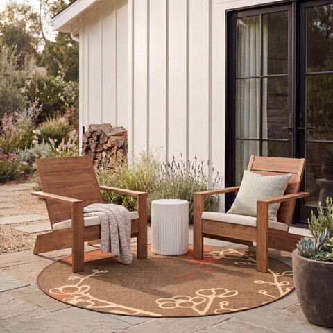 Cherry Blossom Indoor-Outdoor Rug - Safavieh.com