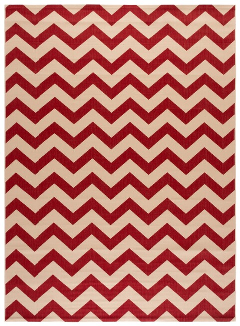 Red Chevron Indoor & Outdoor Rug - Safavieh.com
