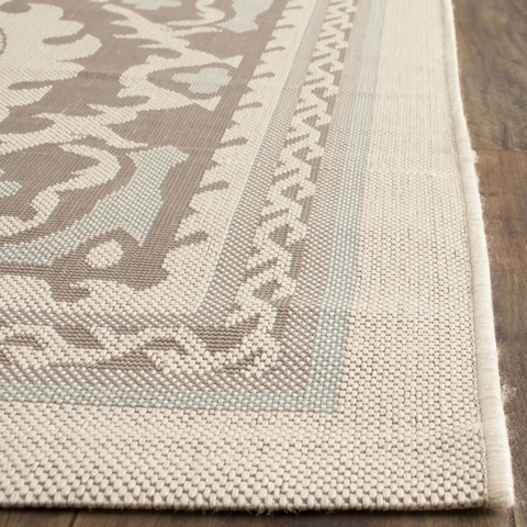 Beige Mosaic Tile Area Rug | Safavieh Indoor-Outdoor Rugs