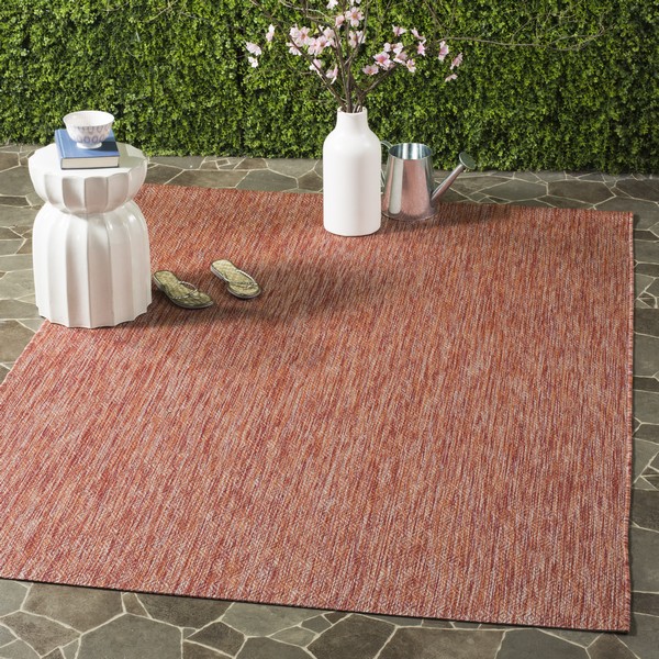 Indoor-Outdoor Area Rugs | Red Courtyard Rug – Safavieh