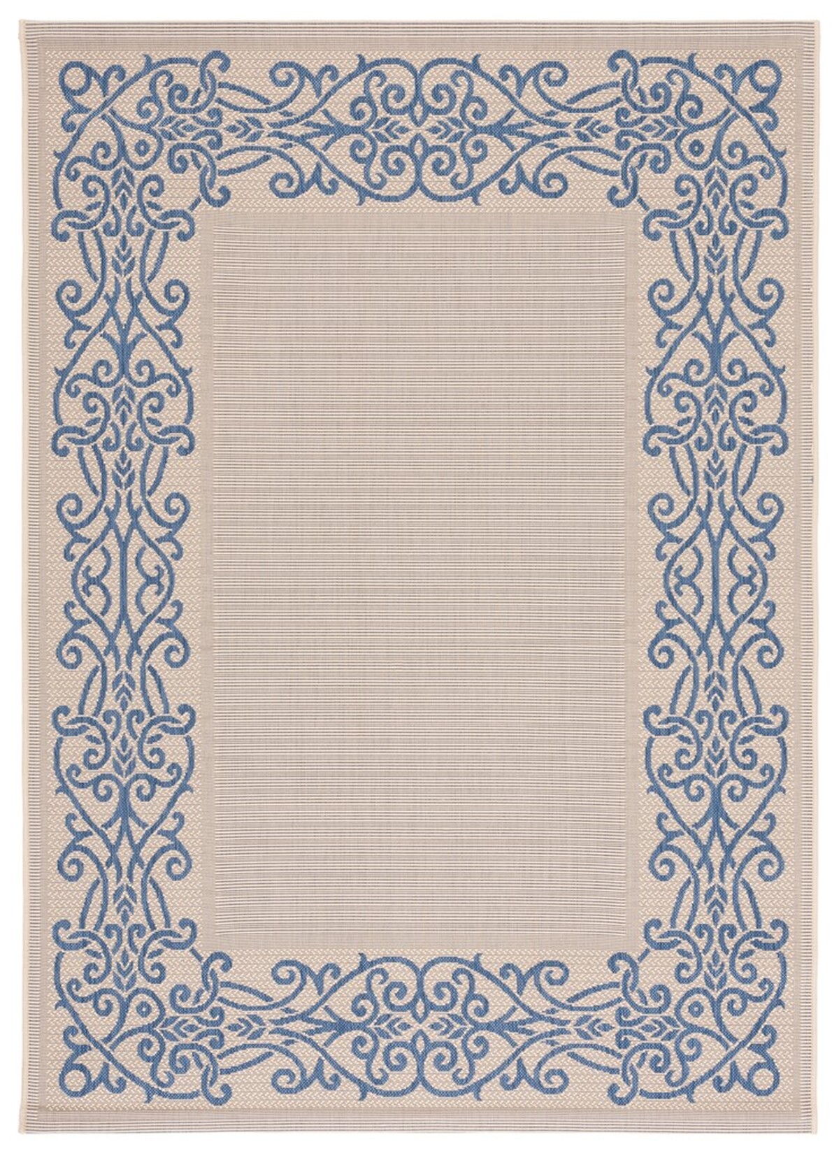 Blue Scroll Indoor Outdoor Rug - Safavieh.com