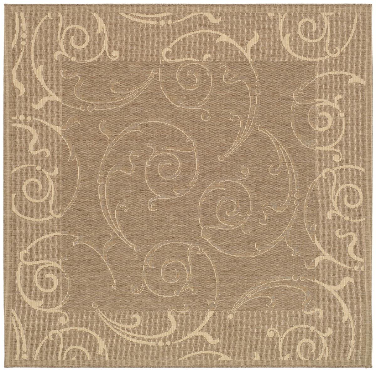 Scrolling Vine Outdoor Carpet Safavieh Com 6 7 X Square