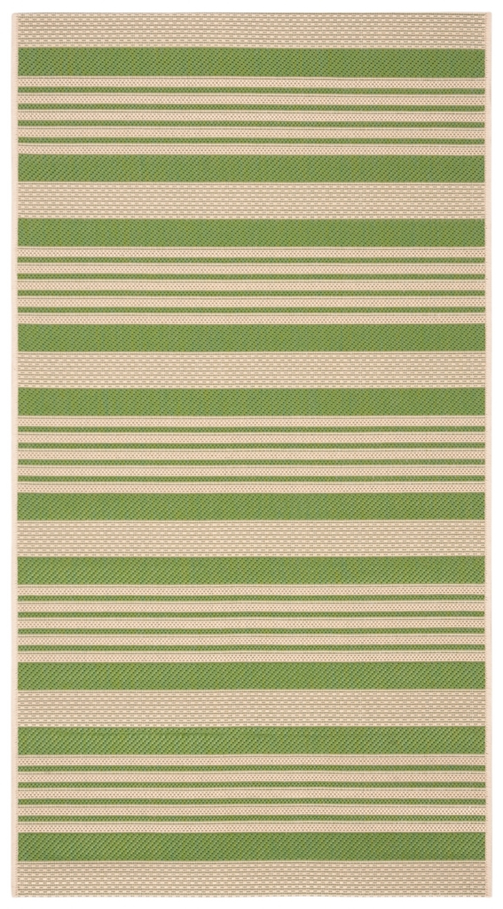 Green and Beige Indoor Outdoor Rug