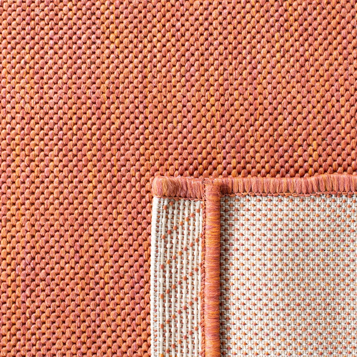 Moroccan Styled IndoorOutdoor Rug Rust & Beige Safavieh