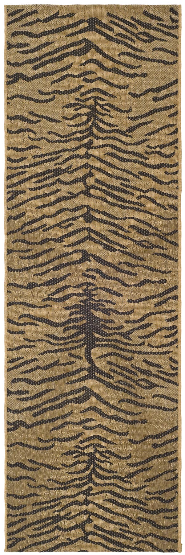 Tiger Stripe Patio Rug Courtyard Collection