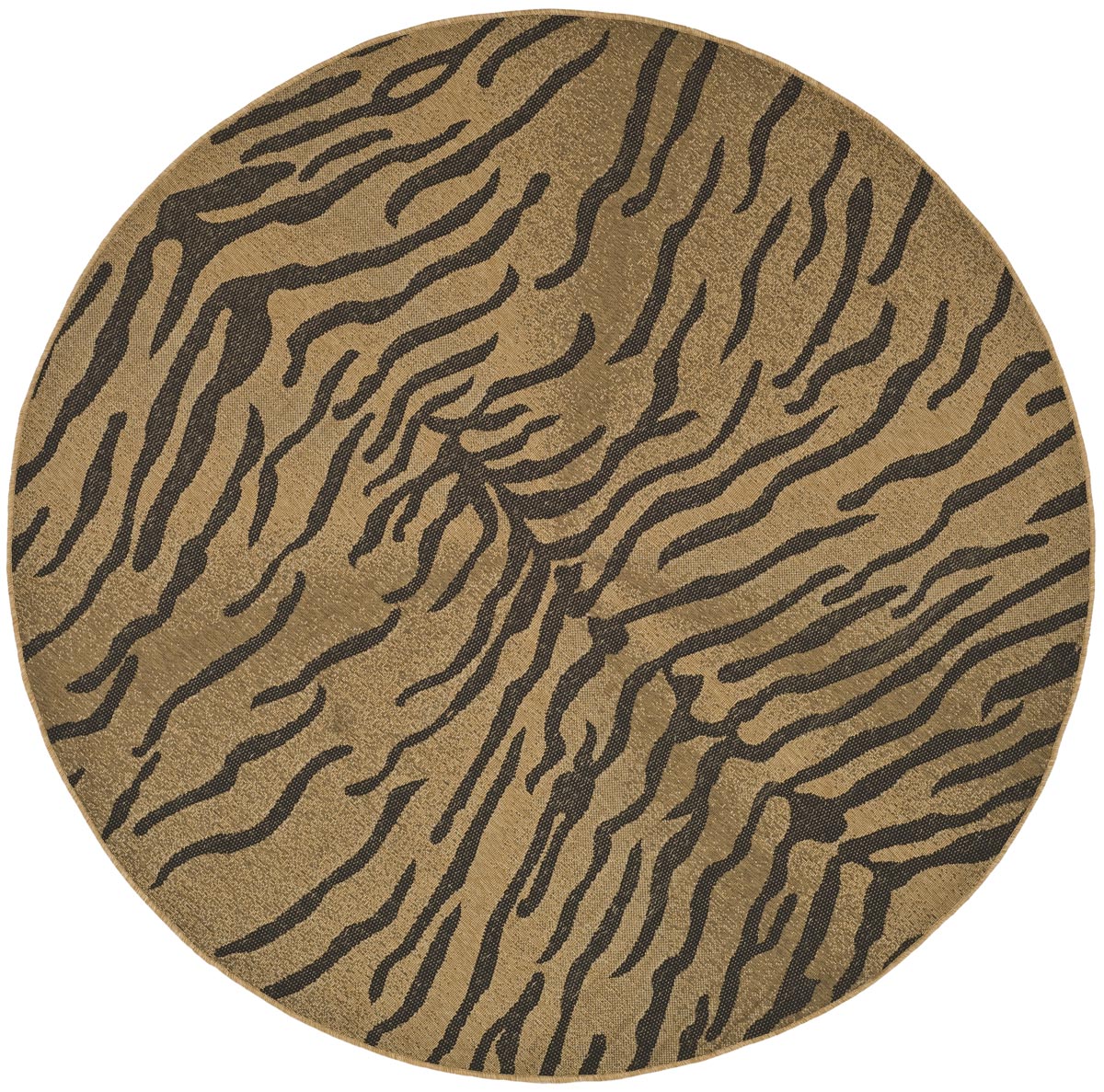 Tiger Stripe Patio Rug Courtyard Collection