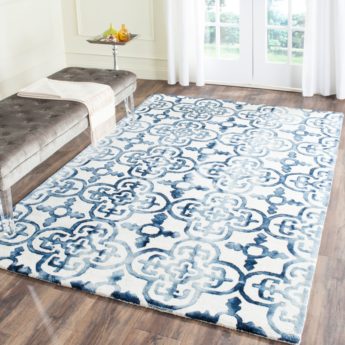 Twice Dyed Rugs Moroccan Tile Tie Rug Safavieh