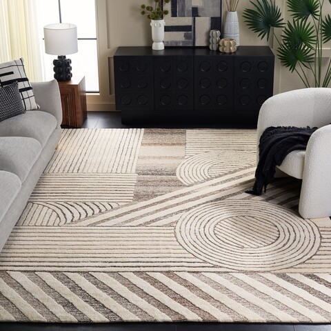 E Fashion Rugs Rug EBN818T - Ebony Area Rugs by Safavieh