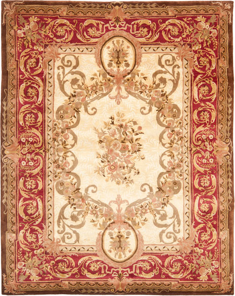 Empire Rug Collection European Styled Rugs Safavieh Light Gold Red