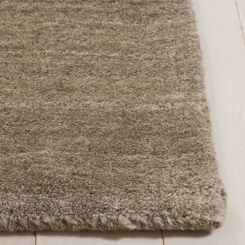 Safavieh Tappeto Runner Himalaya HIM121A In Lana Morbida - 70 Cm X 2,44 Mt - Colore Beige Chiaro E Avorio